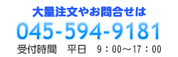 お問合せ 045-594-9181